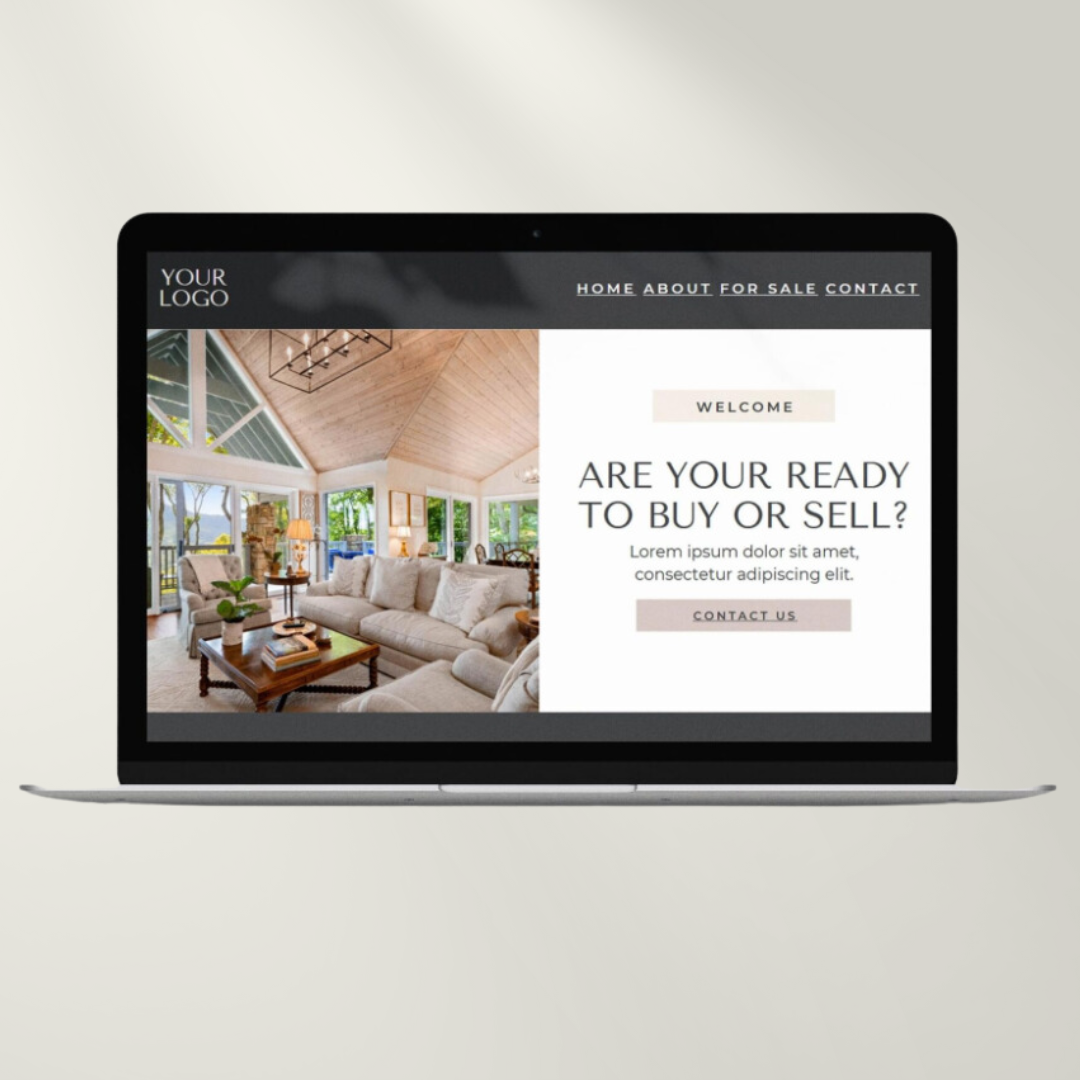 Real Estate | Canva Website | Template | Editable in Canva