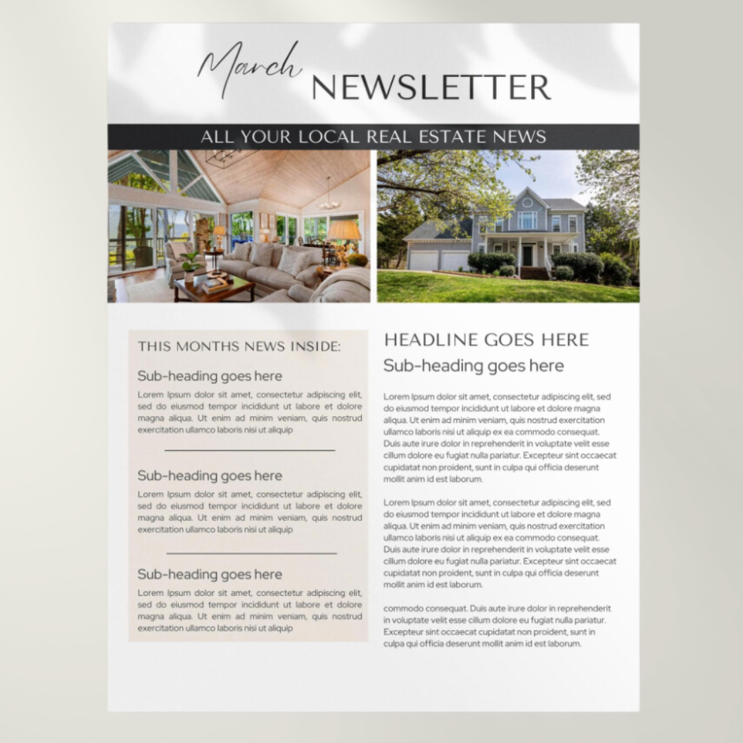 Realtor Newsletter Templates | Real Estate | E-mail Marketing