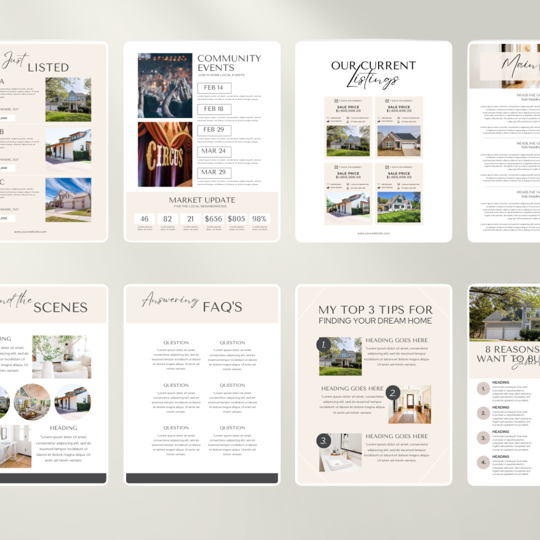 Realtor Newsletter Templates | Real Estate | E-mail Marketing