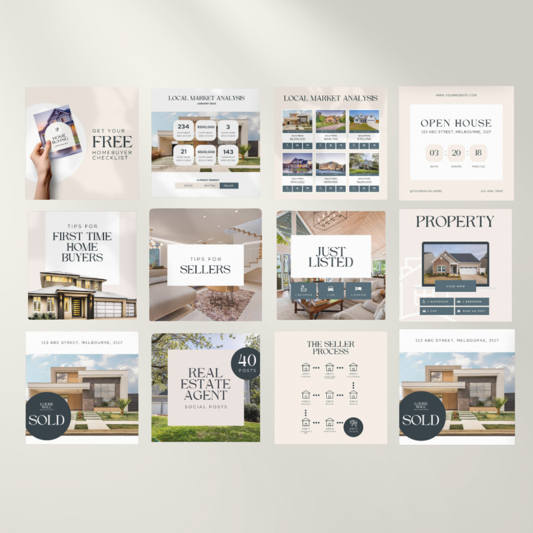 Realtor | Instagram Posts | Real Estate | Social Media