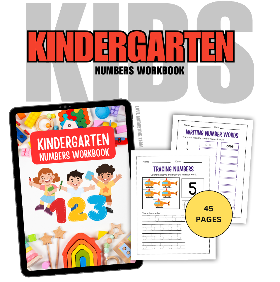 KIDS | Kindergarten Numbers Workbook