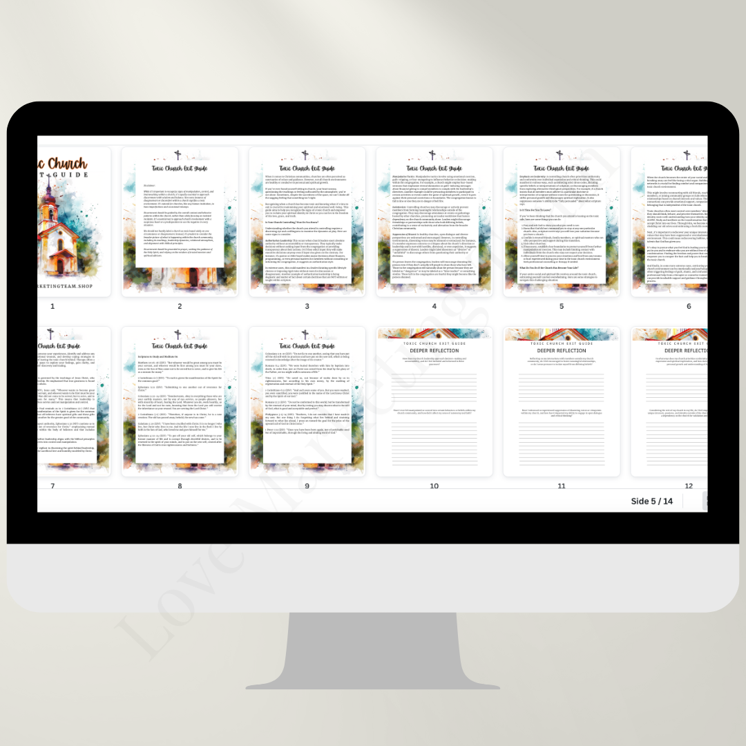 Toxic Church Exit Guide | Faith