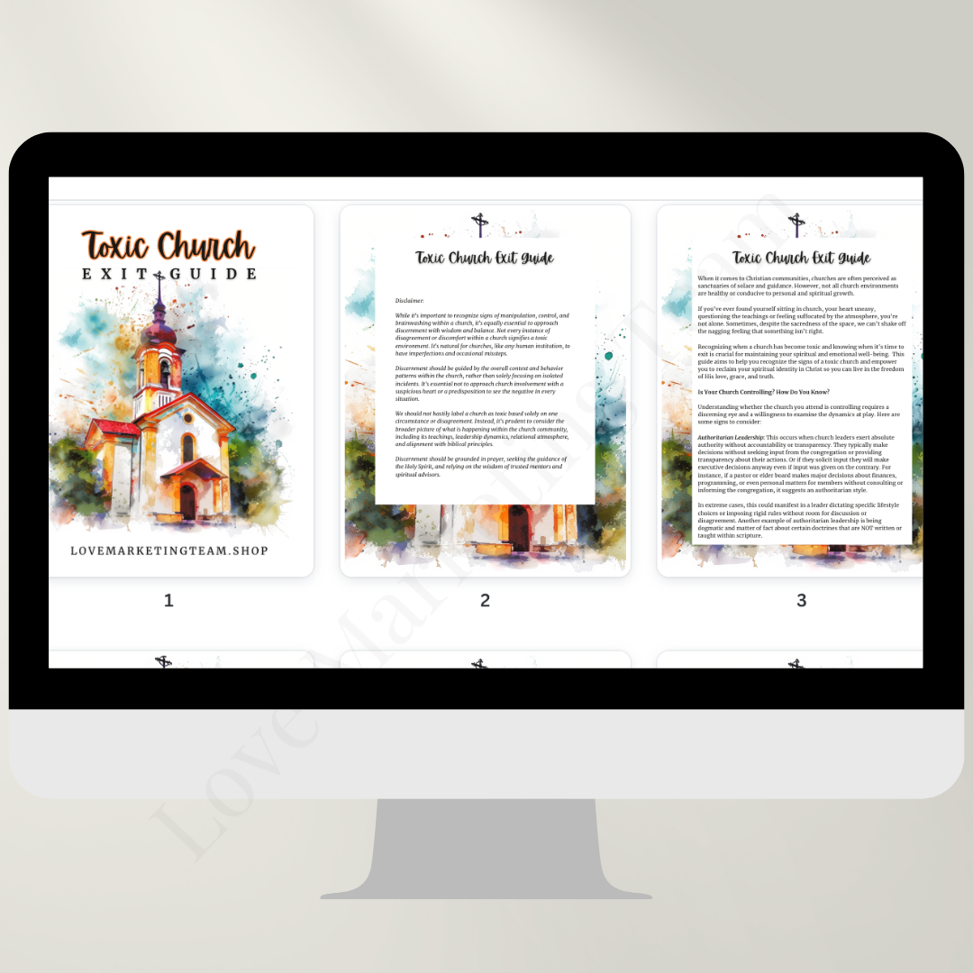 Toxic Church Exit Guide | Faith