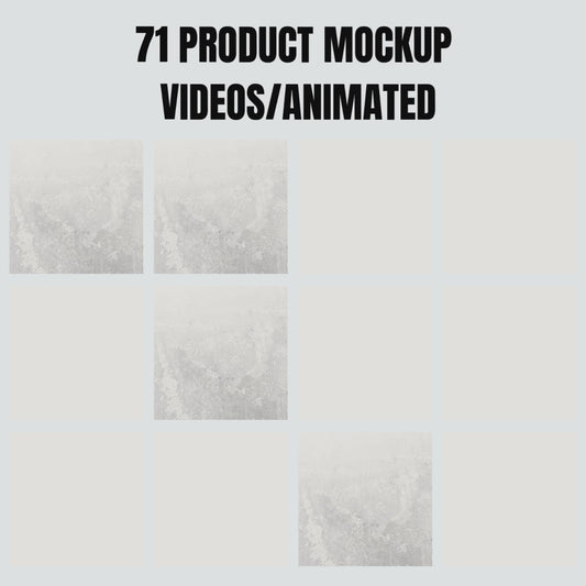 MOCKUPS | 71 PRODUCT MOCKUP VIDEOS/ANIMATED | Canva Templates