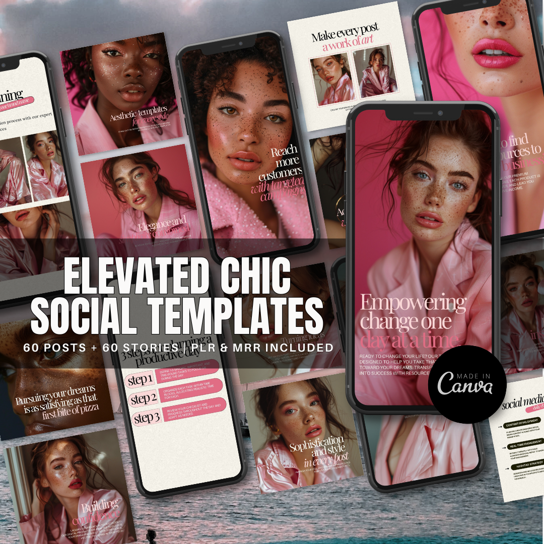 ELEVATED CHIC COLLECTION - SOCIAL MEDIA TEMPLATES