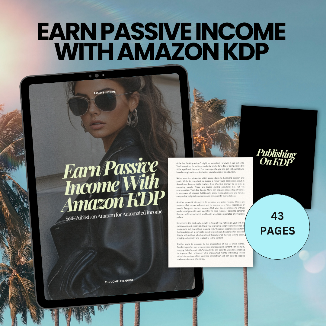 Amazon | Earn passive income with Amazon KDP | MRR