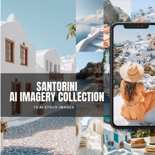 Santorini Views Collection Ai Imagery | MRR