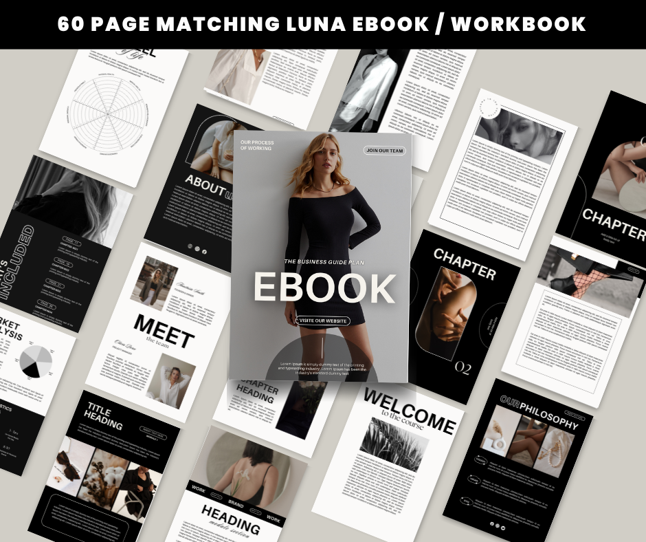 Luna Bundle - 120 POSTS & STORIES + EBOOK + MOCKUPS