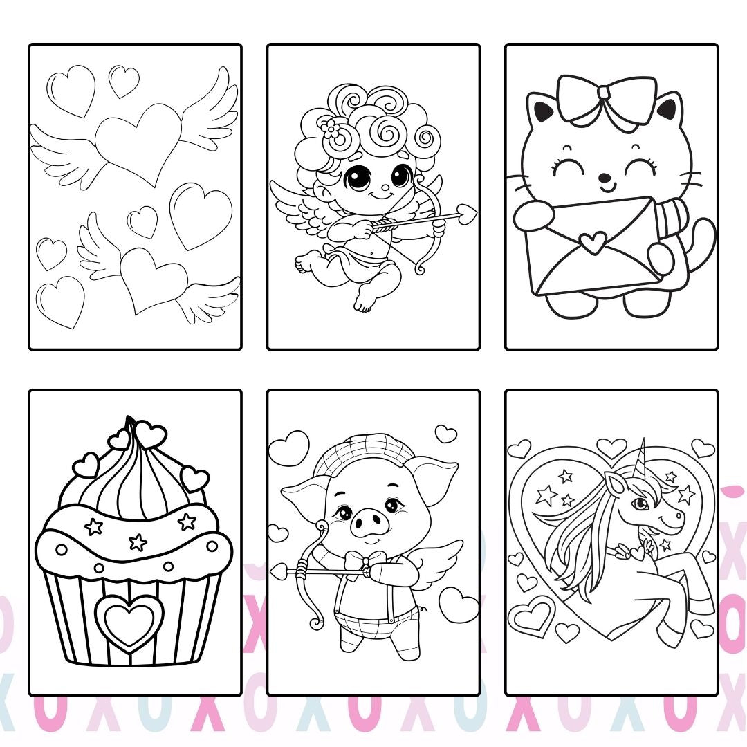 KIDS | 100 Valentine’s Day Coloring Pages