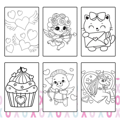 KIDS | 100 Valentine’s Day Coloring Pages