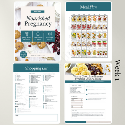 14 day PREGNANCY Meal Plan | Health, Fitness and Wellbeing