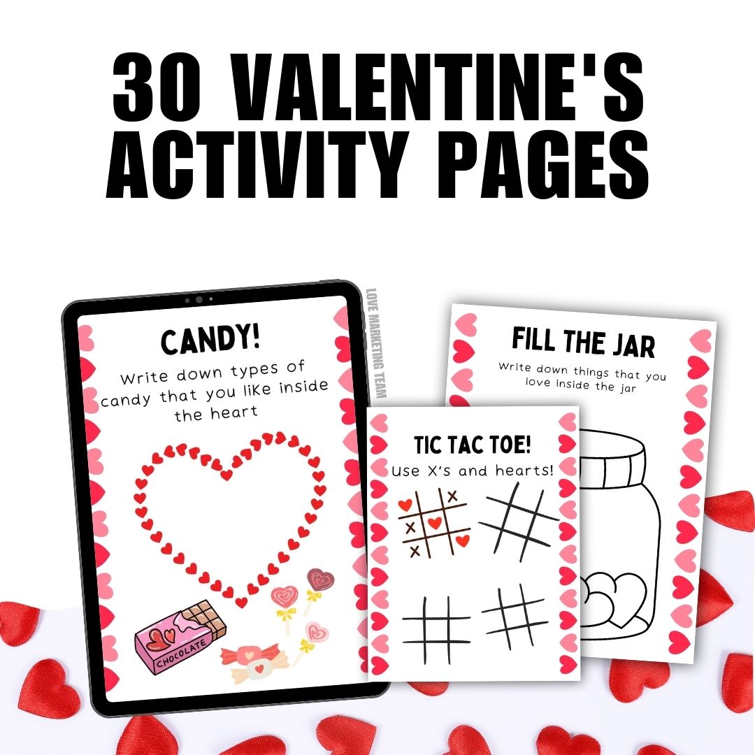 KIDS | 30 Valentine's Activity Pages