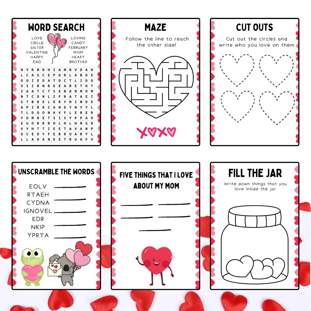 KIDS | 30 Valentine's Activity Pages