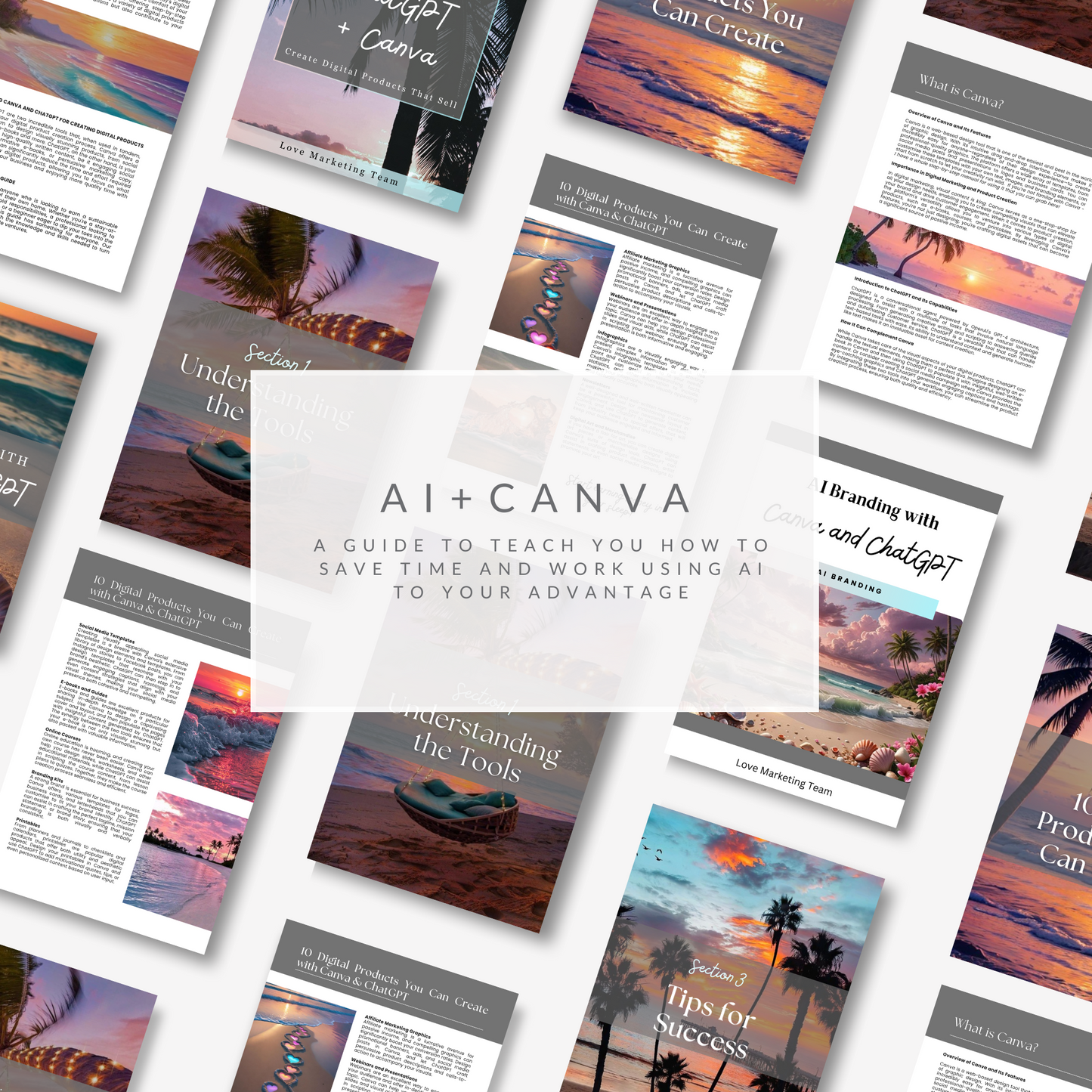 AI Branding Guide with Chat GPT + Canva (23 pages)