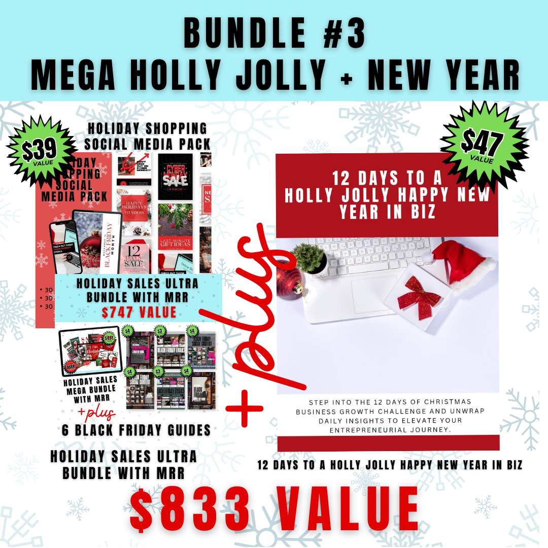 *LIMITED EDITION* Holiday Sales Bundles | 90% OFF