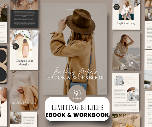 Limiting Beliefs eBook + Workbook | MRR | Master Resell Rights