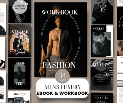 Mens Luxury Design eBook & Workbook | MRR | Master Resell Rights
