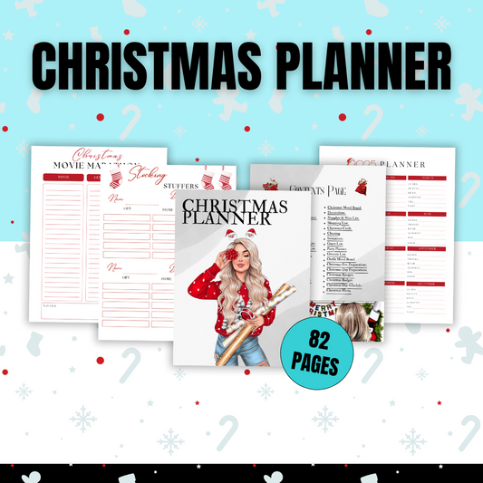 CHRISTMAS | Christmas Planner | Editable in Canva