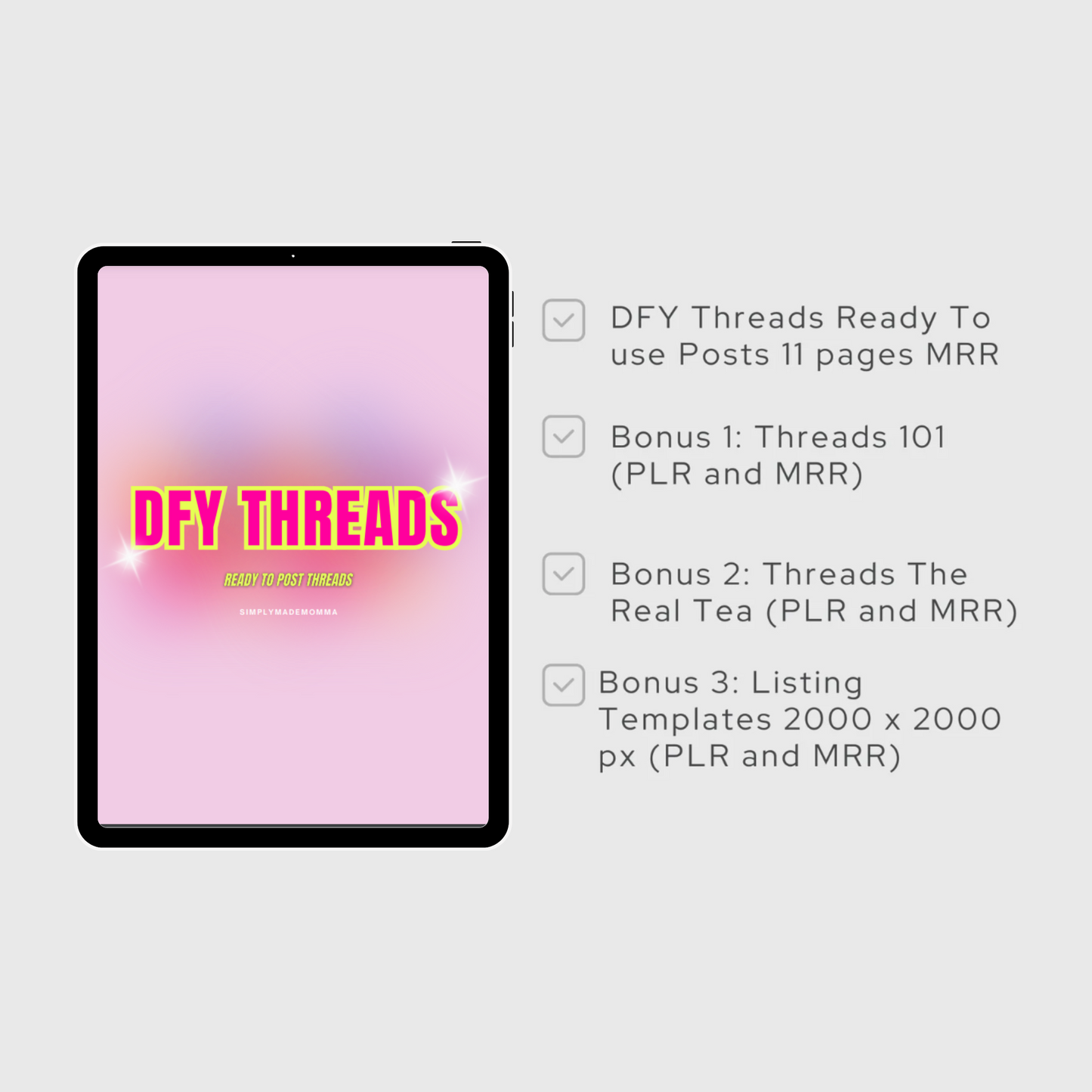 THREADS | DFY | Ready to post + Bonus Bundle