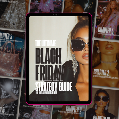 SOCIAL MEDIA | Midjourney | The Ultimate Black Friday Strategy Guide for Digital Products