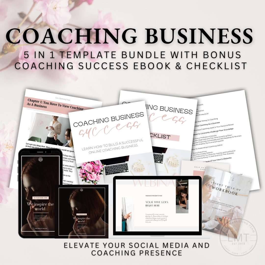 Coaching Biz Bundle | 5 Products + 2 Bonuses