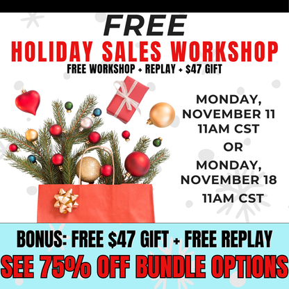 FREE Holiday Workshop + BONUSES