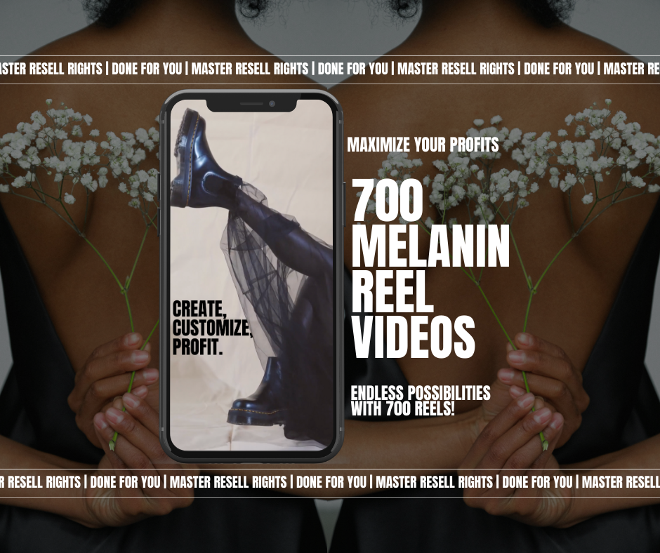 700 Melanin Lifestyle Stock Video Reels Bundle