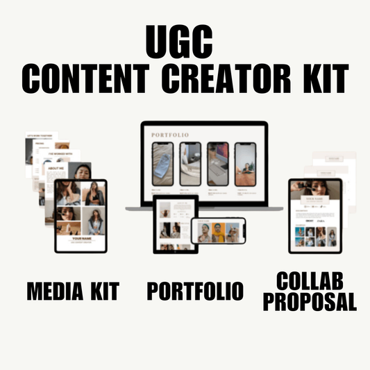 SOCIAL MEDIA | UGC | CONTENT CREATOR KIT | BUNDLE