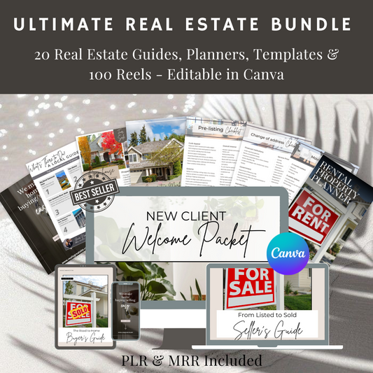 Ultimate Real Estate Bundle  | PLR  | MRR