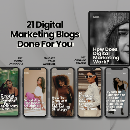 Drive Traffic and Boost Sales Blogs: 21 Essential Blogs on Digital Marketing and Instagram Strategies - Photos + My Mockups