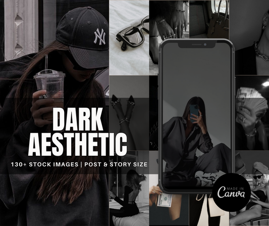 130+ DARK AESTHETIC | STOCK IMAGE COLLECTION |  MRR |  Master Resell Rights