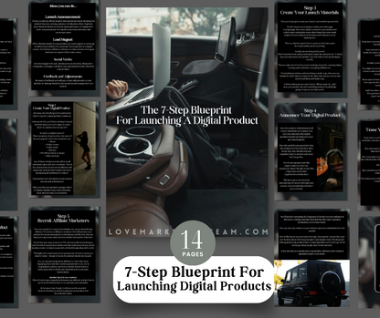 7-Step Blueprint For Launching a Digital Product