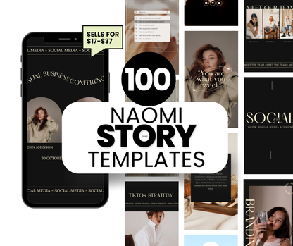 Naomi Bundle - 120 POSTS & STORIES + EBOOK + MOCKUPS