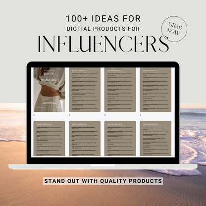 100+ Influencers Digital Product Ideas with MRR