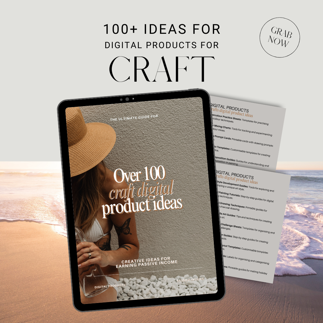 100+ Craft Digital Product Ideas