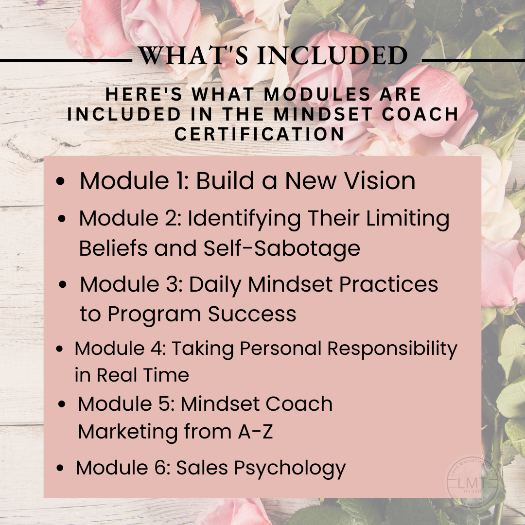 Mindset Coach | Accredited Certification