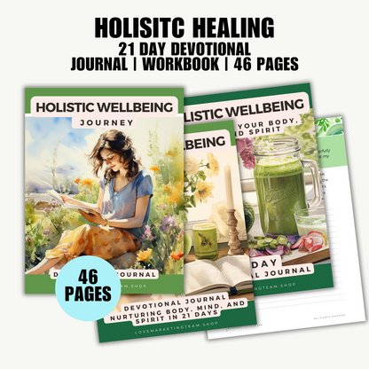 HEALTH & WELLNESS | FAITH | Holistic Healing: 21-Day Devotional For Mind, Body And Soul | 46 Pages