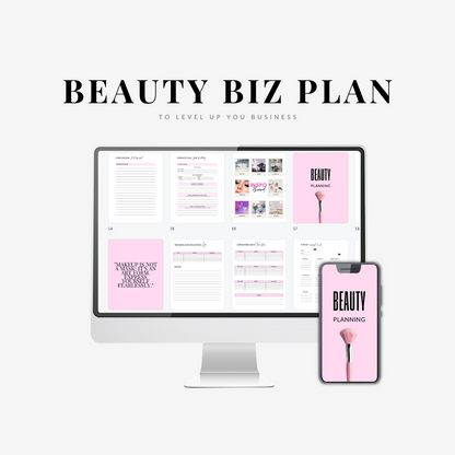 Beauty Business Planner | Beauty | E-BOOK | PLR