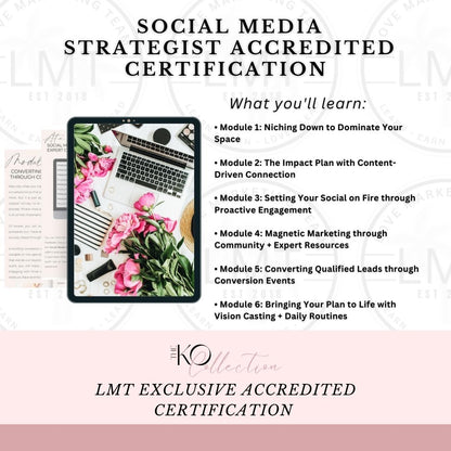 Social Media Strategist | Accredited Certification