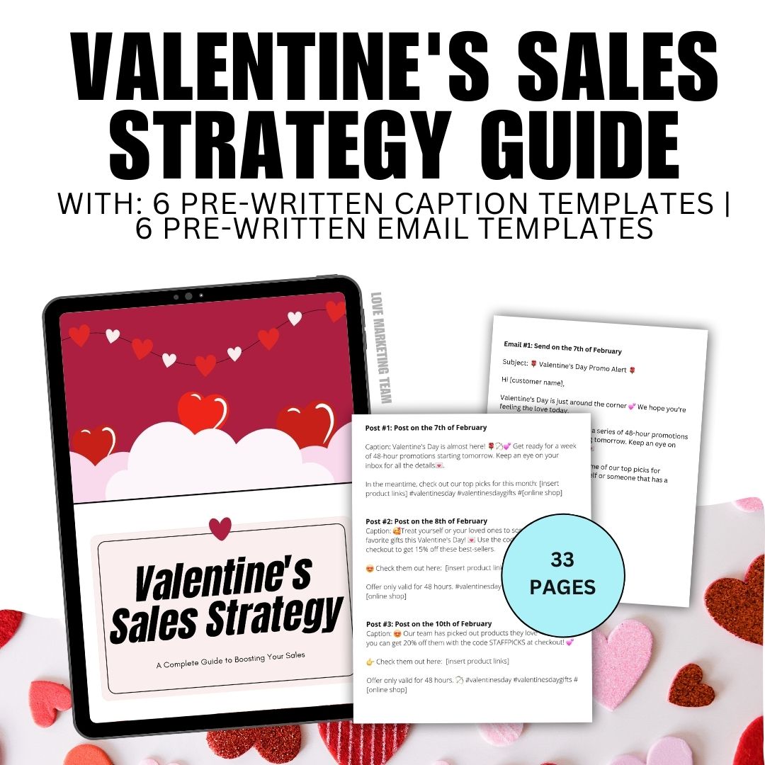 Valentine's Sales Strategy Bundle