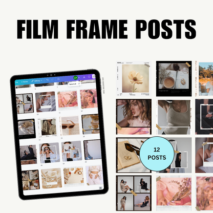 SOCIAL MEDIA | FILM FRAMES | INSTAGRAM PACK | STORIES + SQUARE POSTS