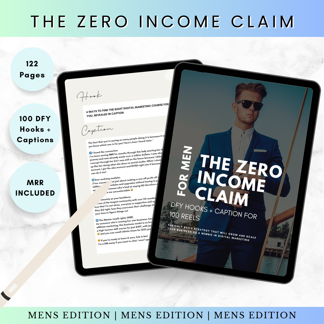 MENS THE ZERO INCOME CLAIM