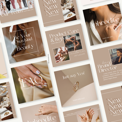 SOCIAL MEDIA | JEWELRY INSTAGRAM POST TEMPLATE