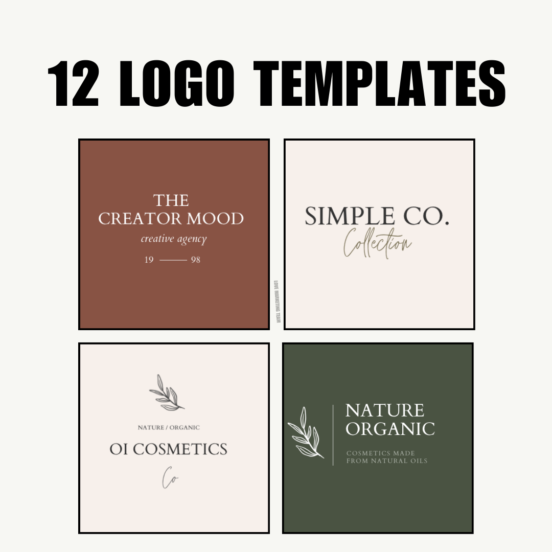 SOCIAL MEDIA | CREATE YOUR BRAND BUNDLE | Canva Template Bundle