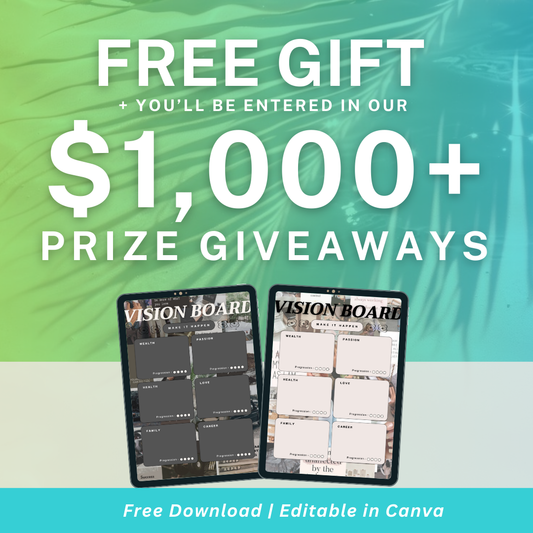 Free Gift + Free Entry in our $1,000 Celebration Giveaways