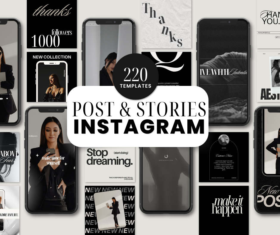 Gemma Bundle - 120 POSTS & STORIES + EBOOK + MOCKUPS