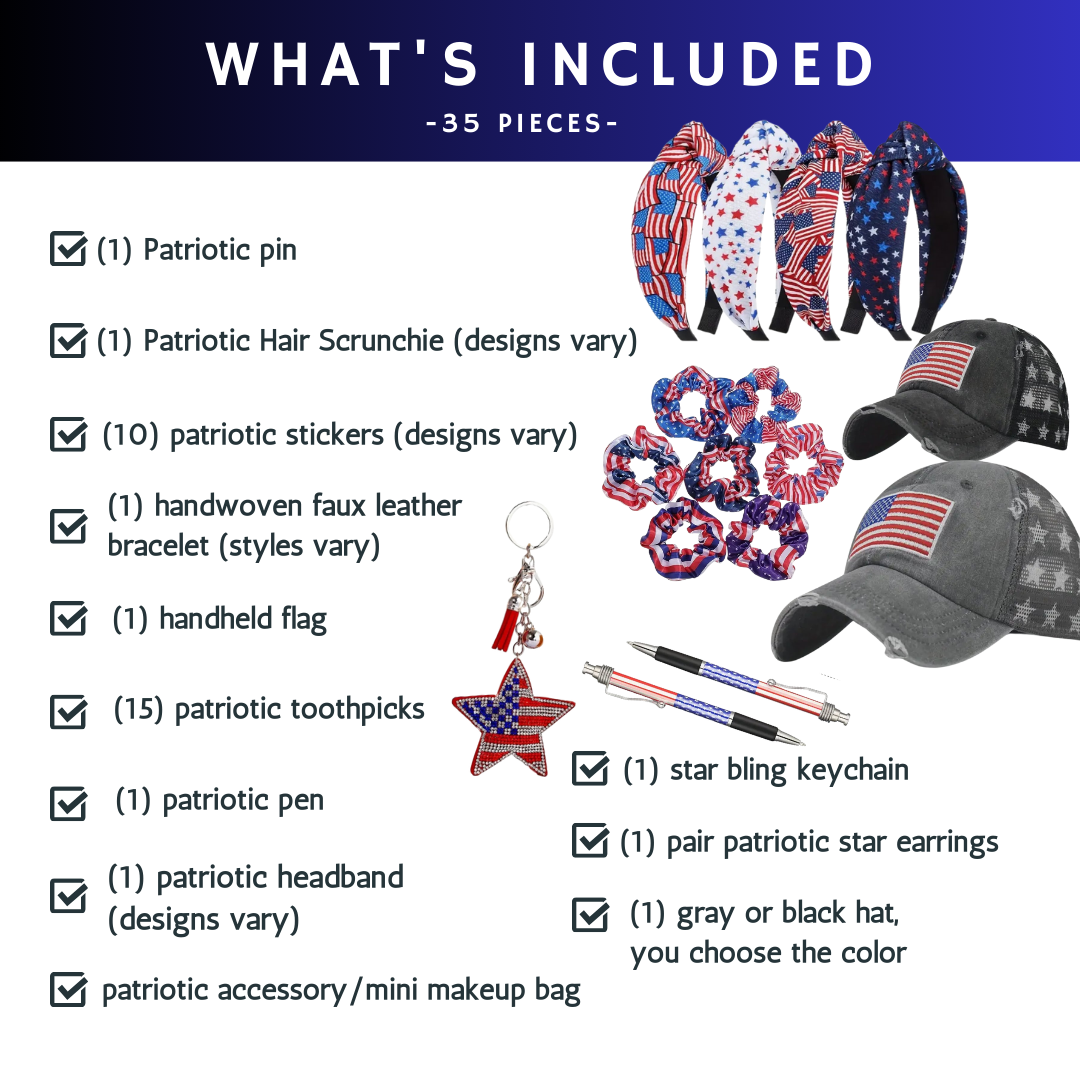 **LIMITED EDITION** 35pc USA Patriotic Bundle