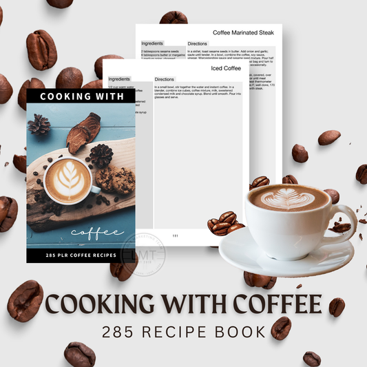 Coffee | Cooking with Coffee Recipe Book | PLR