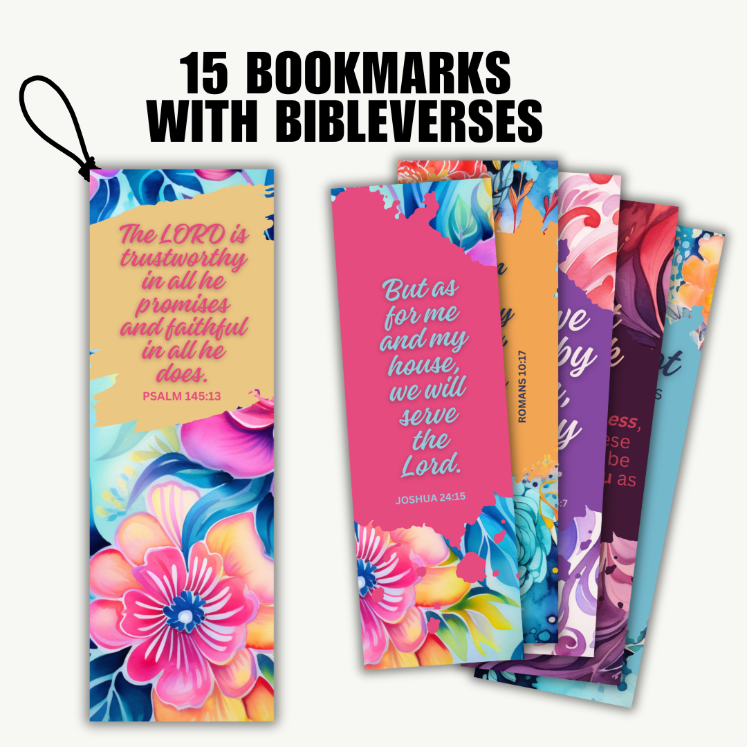 FAITH | Bibleverse Bookmarks | 15 bookmarks