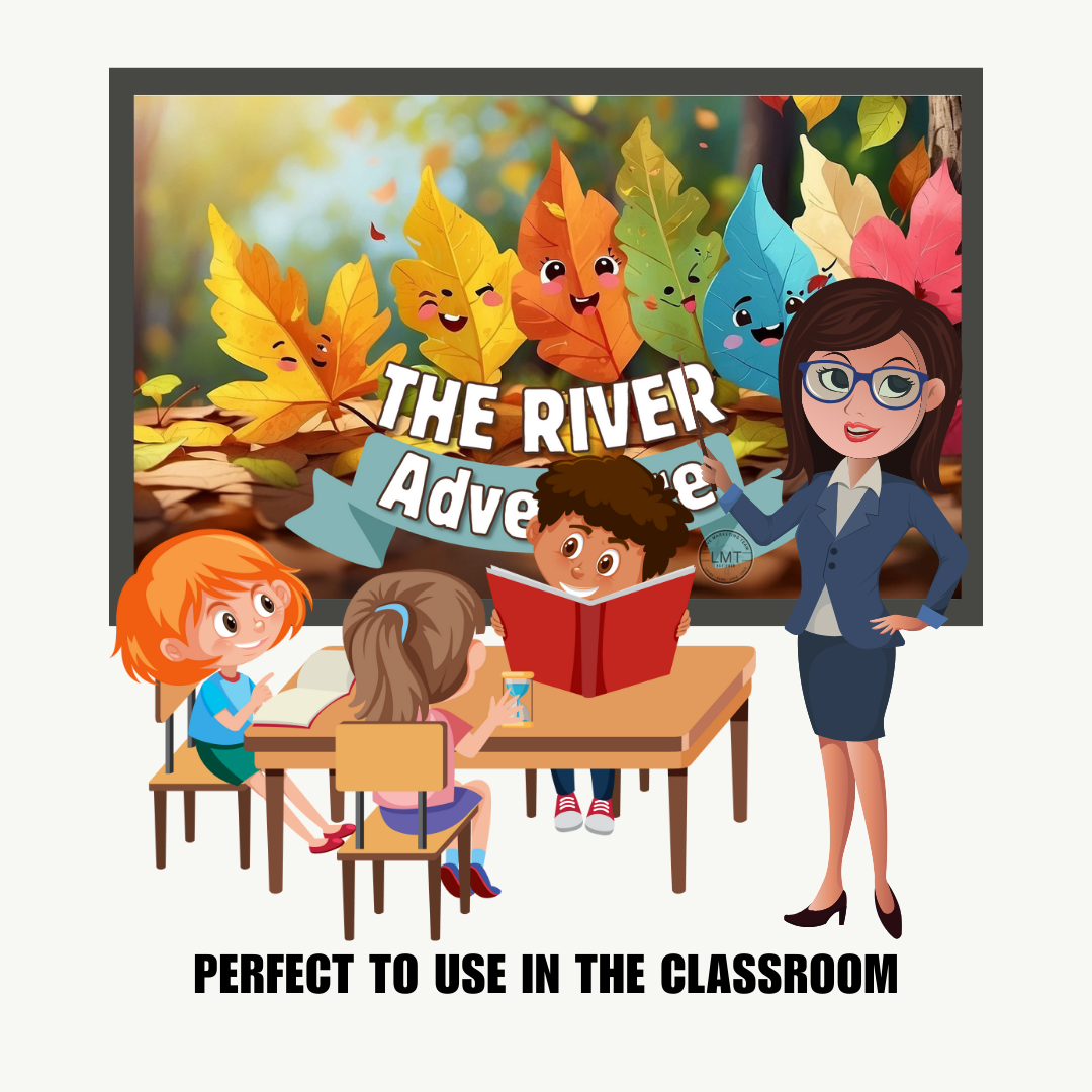 KIDS | "The River Adventure" | Editable Story-book with Audio | Editable in Canva